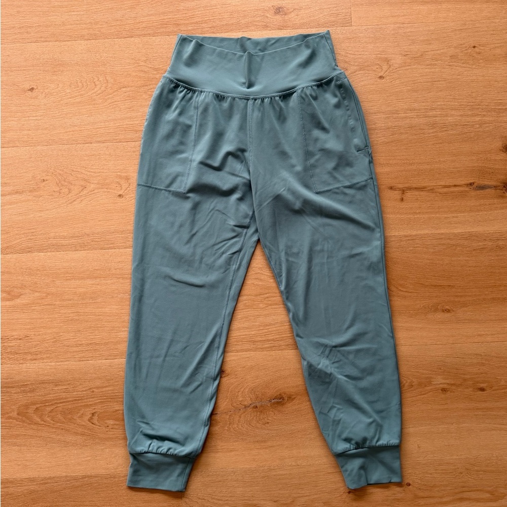 Athleta High-Waist Joggers — Teal Green